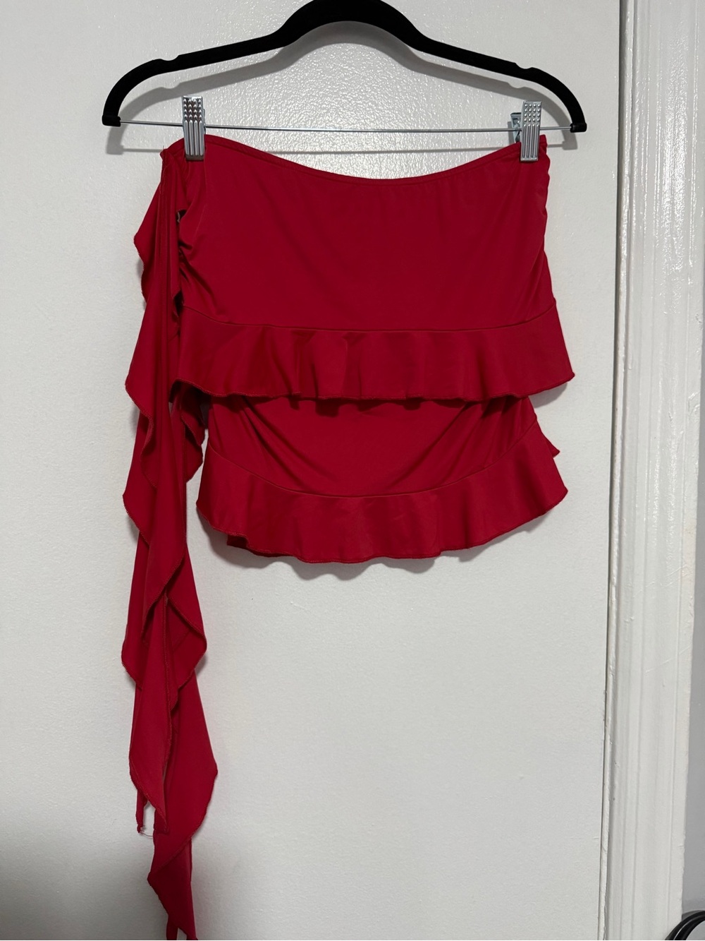 Lioness Ruffled mini Skirt - Red